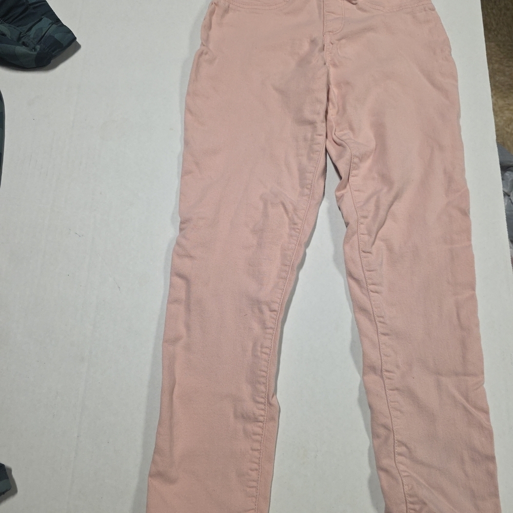 OshKosh Bigosh Denim Pink Skinny Jeans Youth Girls Size 10 With Bonus Pair
